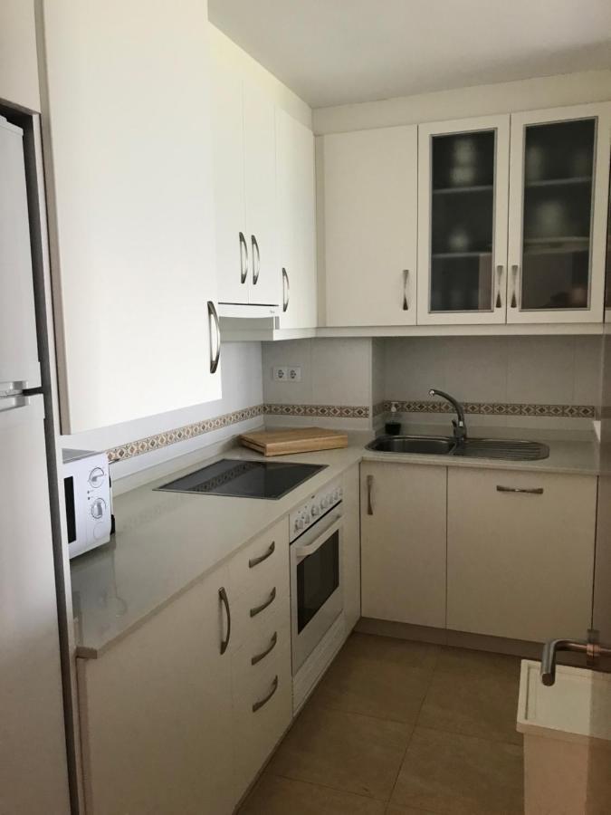 Apartamento Con Terraza Primera Linea De Playa Finisterre Bagian luar foto